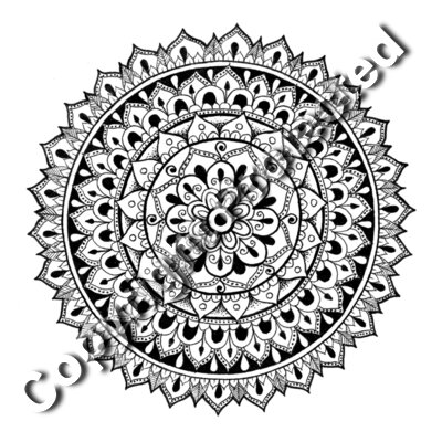 Black&white Mandala